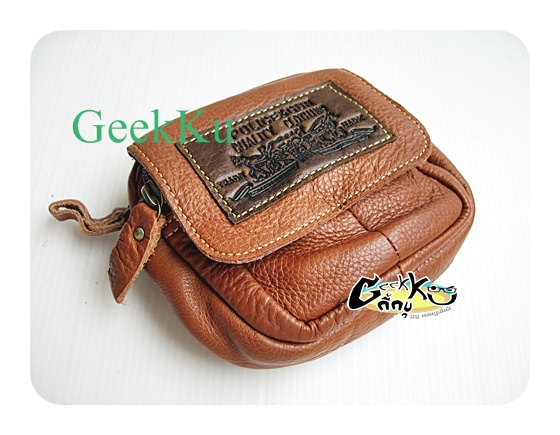 กระเป๋าหนังแท้ เอาไว้ร้อยหูเข็มขัดใส่เหน็บเอวค่ะ