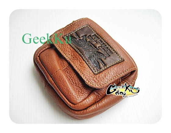 กระเป๋าหนังแท้ เอาไว้ร้อยหูเข็มขัดใส่เหน็บเอวค่ะ