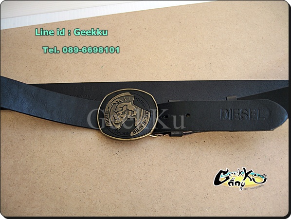 เข็มขัด Diesel หนังแท้ทั้งเส้น