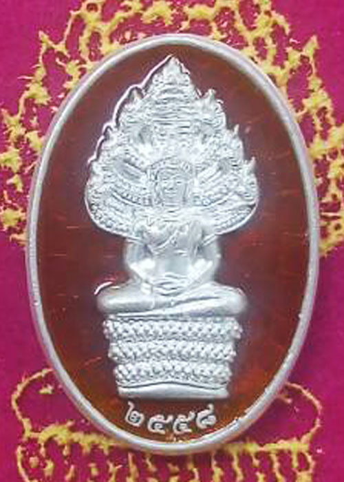 เหรียญหลวงพ่อรวย วัดตะโก รุ่นรวยทันใจ(นาคปรก)