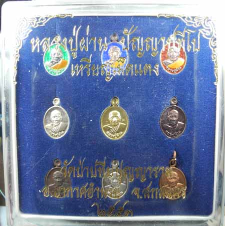 เหรียญเม็ดแตงหลวงปู่ผ่าน ชุดกรรมการ