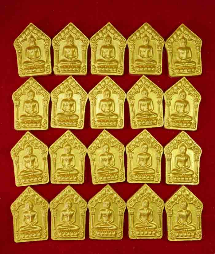 เคาะเดียว 20 องค์ พระขุนเเผนผงพรายกุมารหลวงพ่อคูณ พิมพ์ใหญ่ กรรมการหน้าทอง ฝังตะกรุดเงินคู่