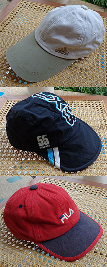 จัดไปทีเดียว3ใบ หมวกของแท้ แบรนด์ดัง ทั้ง ADIDAS ทั้ง EXR ทั้ง FILA ได้ไปทั้งหมดเลยครับ