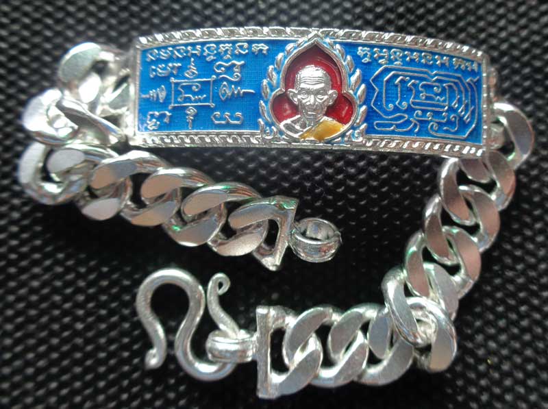 9 หน้า(แยกชุดกรรมการ)+++เลสเงินลงยาสีฟ้า 2 บาท รุ่นรวยทันใจ หลวงพ่อรวย วัดตะโก อยุธยา โค๊ด ก มีหมายเ