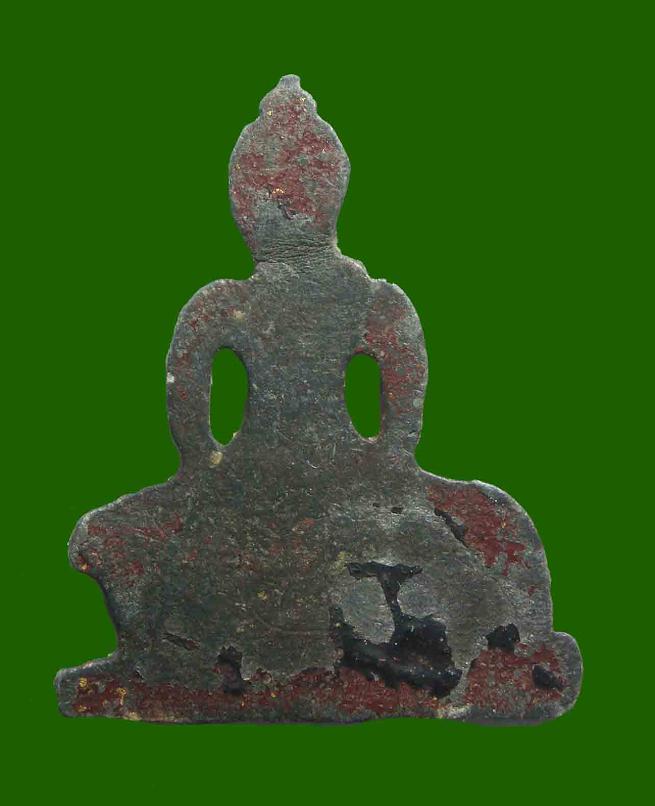 พระกรุวัดกลางตลาดพลู กทม. สวยๆเนื้อชินตะกั่วปิดทองเดิมๆ มาพร้อมใบประกาศรางวัลที่ 3