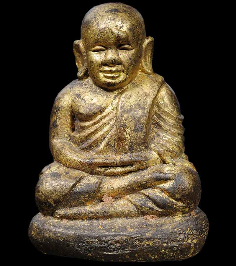 หลวงพ่อเงิน วัดบางคลาน รุ่นกองทุนเงิน ๕๓  พิมพ์เบ้าทุบ เนื้อสำริดเหลือง ปี ๒๕๕๓