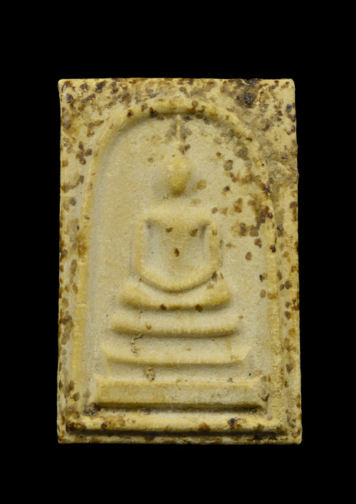 พระสมเด็จหลังเสือ ท่านเจ้าคุณนรฯ วัดเทพศิรินทร์ กทม. 2513 คราบขี้ปวก เดิมเดิมครับ