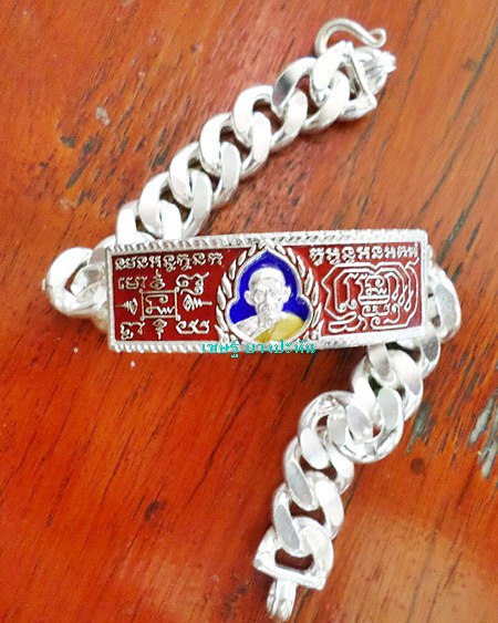 เลสหลวงพ่อรวย วัดตะโก ๔บาทลงยา ปี๕๘ รุ่นรวยทันใจ ป้ายแดง เดิมๆ