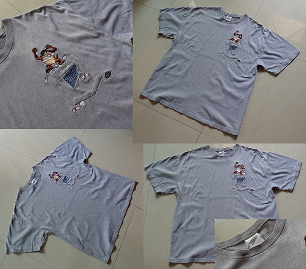 เสื้อแบรนด์ดัง3ตัว เบอร์XLทั้งหมด มี FOX RACING มี REEBOK มี WARNER BROTHER