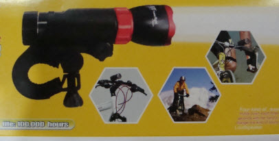 ไฟฉาย LED ปรับ ซูม ได้ เคาะเดียว 