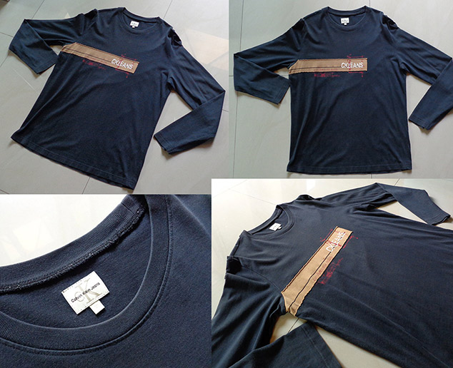 เสื้อแบรนด์ดัง Calvin Klein + Von Dutch มาทีเดียว2ตัว เบอร์ L ทั้งคู่ครับ