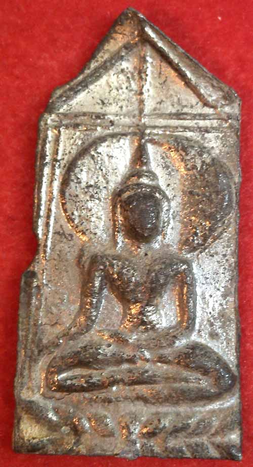 *ขุนแผนใบพุทรา เนื้อชินเงิน กรุวัดราษฏร์บูรณะ อยุธยา*