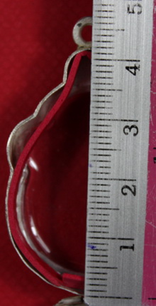 ตลับเงินลป. หมุน รุ่นมังกรคู่ เปิดหลังของใหม่ ขึ้นมือแกะมือ 