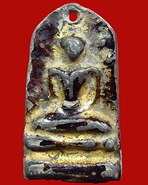 พระกรุวัดกลางตลาดพลู เนื้อตะกั่ว พิมพ์นาคปรก กทม