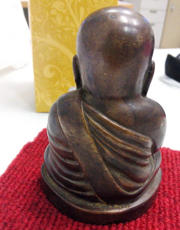 พระบูชา หลวงพ่อเงิน ไม่ทราบที่ครับ เนื้อขันลงหิน ก้นอุดดินไทย