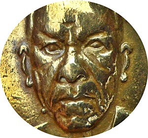 **เหรียญ ลพ.สด รุ่นที่ระลึกในงานทอดผ้าป่าสามัคคี สร้างโบสถ์วัดเขาพระ เพชรบุรี ปี ๒๕๐๕ เนื้อทองฝาบาตร