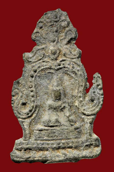 พระซุ้มอรัญญิก กรุวัดอรัญญิก พิษณุโลก เนื้อชินเงิน สวยแท้ ดูง่าย