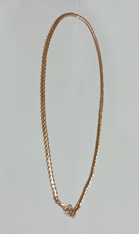 สร้อยพิ้งโกลเกาหลลายเกร็ดปลาสีน่คเคาะเดียวครับ