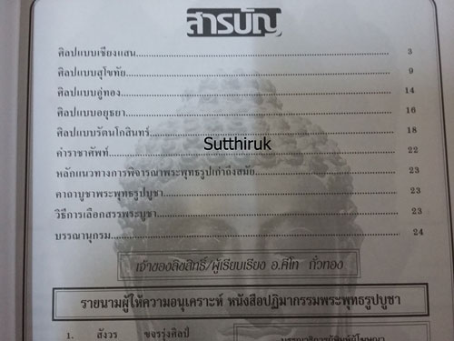 หนังสือ ปฎิมากรรม พระพุทธรูปบูชา เล่ม 2 โดย อ.คีโท ถั่วทอง