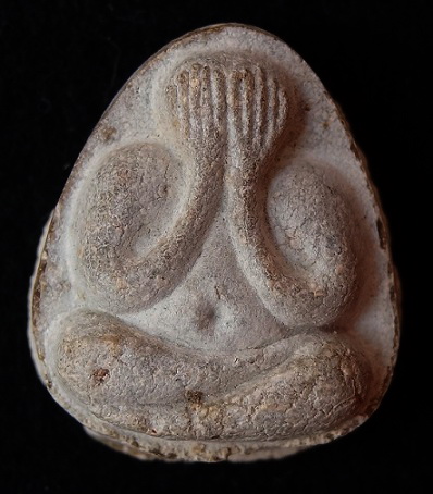 พระปิดตามหาเสน่ห์ หลังยันต์พุทโธ เนื้อเกสร องค์ล่ำ