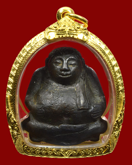 รูปหล่อหลวงพ่อพระสังกัจจายน์ สมัยอยุธยาตอนต้น สภาพสวยมากมาก+เลี่ยมทองหนาหนาครับ