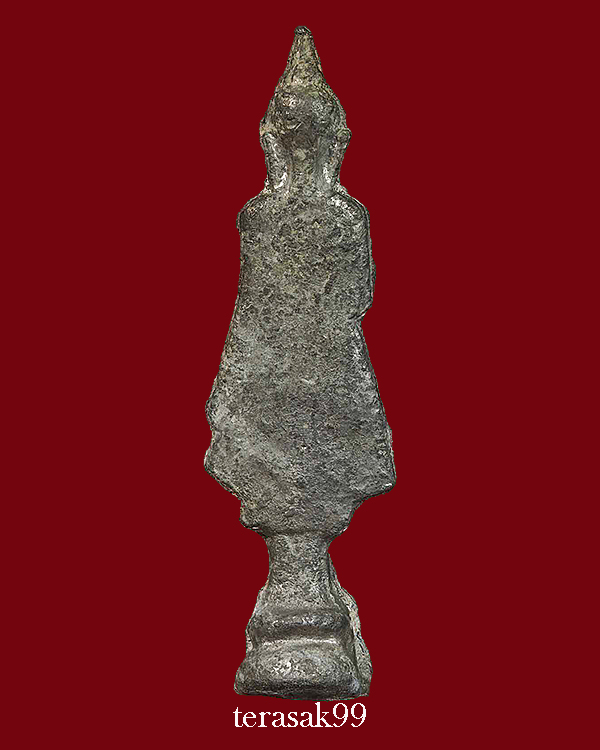 พระกรุวัดเลียบ พิมพ์ยืนประทานพร เนื้อชินเงิน กรุงเทพฯ (3)