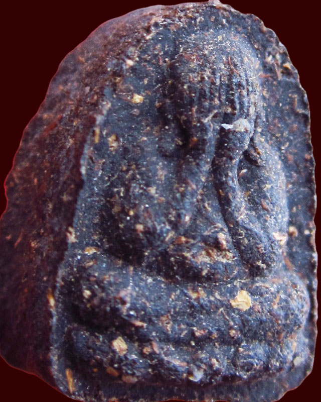 พระปิดตารุ่นแรก เนื้อหยาบ (นิยม) หลวงปู่บัว ถามโก วัดศรีบุรพาราม (เกาะตะเคียน) จ.ตราด ปี ๒๕๒๓