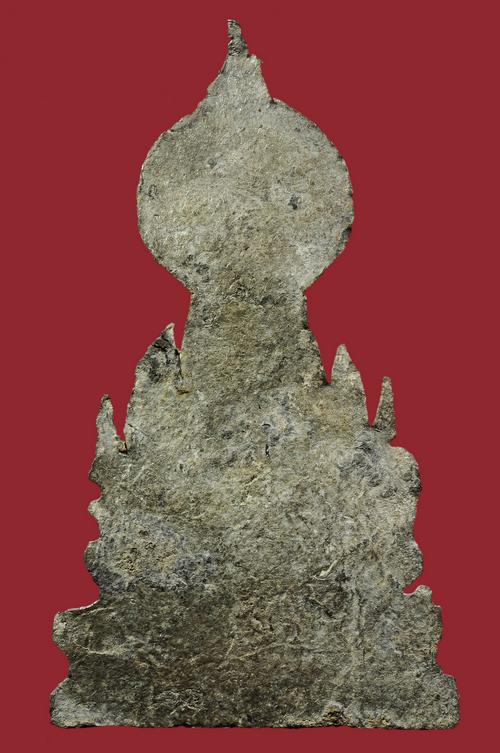 พระปรกโพธิ์ซุ้มบัลลังก์ พิพม์ใหญ่ เนื้อชินเงิน กรุวัดราชบูรณะ จ.อยุธยา พร้อมบัตรรับรองครับ