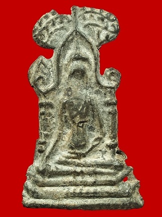 พระซุ้มปรกโพธิ์ กรุวัดราชบูรณะ เนื้อชินเงิน จ.อยุธยา พร้อมบัตรรับรองครับ