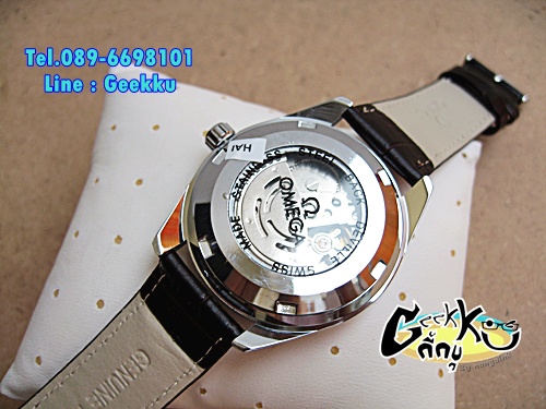 นาฬิกา Omega ออโตเมติก สายหนัง