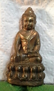 หลวงพ่ออุ้น พระกริ่งวัชรมหาบารมีเนื้อทองเหลืองเลข๒๒๒