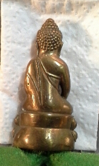 หลวงพ่ออุ้น พระกริ่งวัชรมหาบารมีเนื้อทองเหลืองเลข๒๒๒