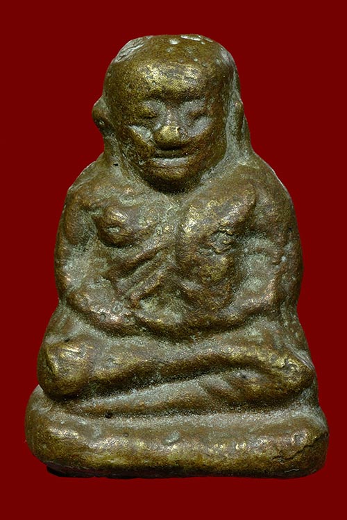 รูปหล่อหลวงพ่อเงิน พิมพ์ขี้ตา วัดใหม่คำวัน 