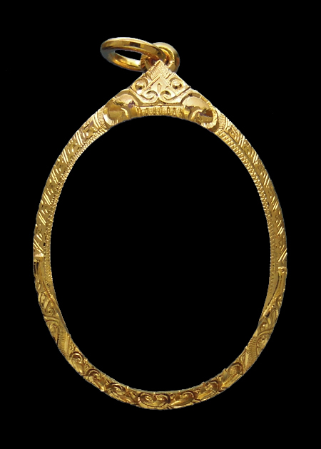 กรอบทองหนาหนา ยกซุ้มบน+ล่าง มือ1ใส่ เหรียญห่วงเชื่อม ลป.ทิม วัดละหารไร่ จ.ระยอง