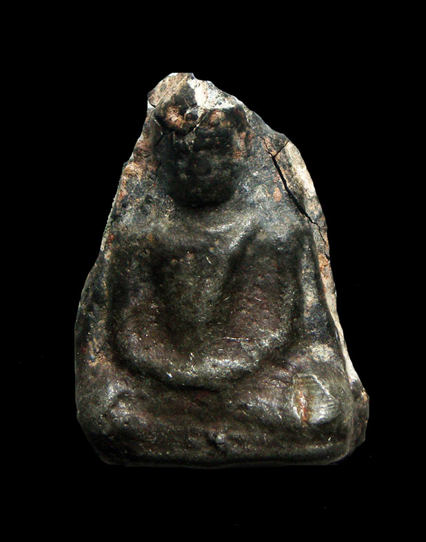 พระร่วงนั่ง กรุมหาธาตุ เนื้อชินเงิน จ.สุโขทัย