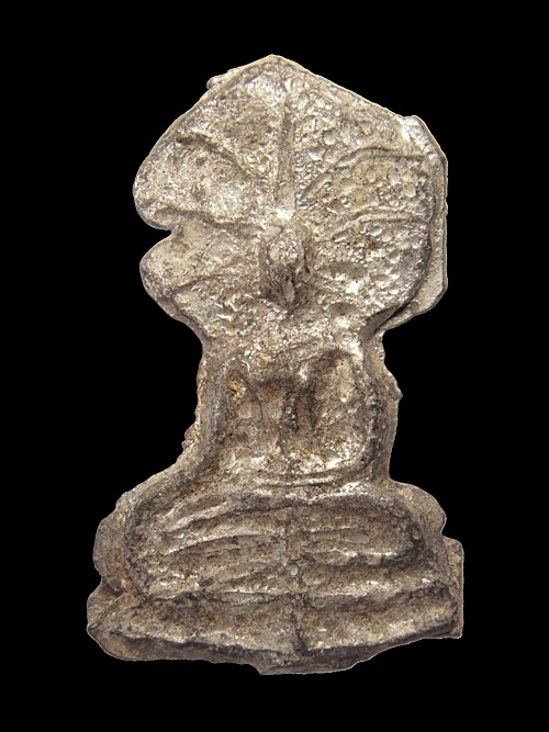 พระขุนแผนใบพุทรา กรุวัดราชบูรณะ จ.อยุธยา เนื้อชินเงิน องค์แชมป์ พร้อมบัตรรับรอง G-pra ครับ