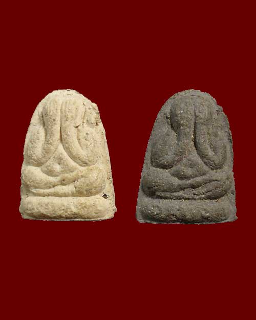 พระปิดตา หลวงพ่อยิด วัดหนองจอก 2 องค์ 2 เนื้อ