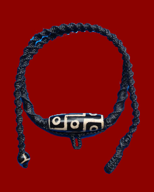  เคาะเดียว @@@ สร้อยเชือกเทียน หินธิเบต ยาว 20 นิ้ว