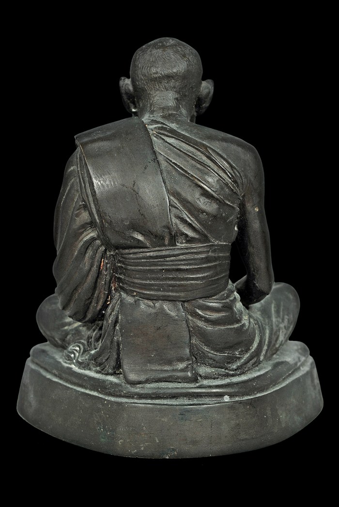 รูปหล่อบูชาหลวงพ่อยิดวัดหนองจอกปี34 ขนาดฐาน5นิ้ว