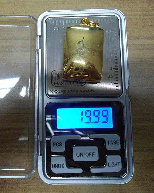 ตลับทอง 90 % งานสั่งทำ นน.19.99 กรัม