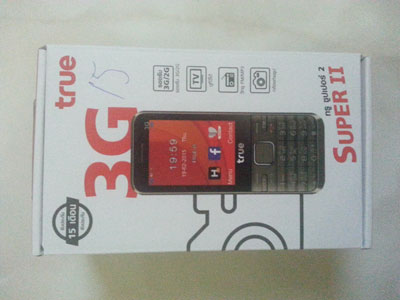 โทรศัพท์ TRUE  SUPER 2 เครื่องใหม่ พร้อมซิม โทรฟรี 200 อุปกรณ์ครบ