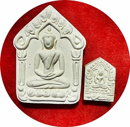 ***ขุนแผนพรายกุมาร ปี๕๗(ย้อนยุค)ลป.ทิม วัดละหารไร่ พิมพ์ใหญ่+เล็กเนื้อขาวผงพุทธคุณ ๑๐๘ ตะกรุดทองแดง