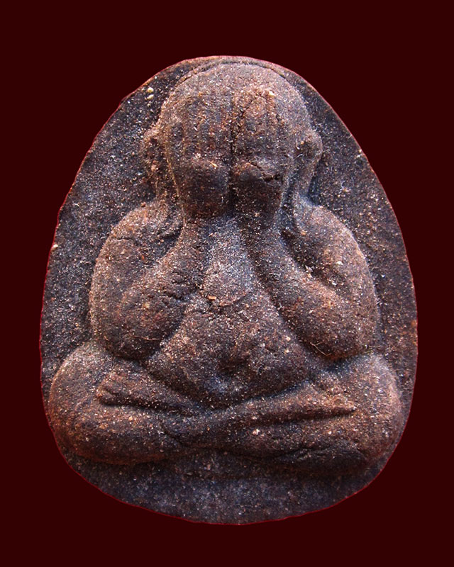 พระปิดตาจัมโบ้ ฝังพลอย รุ่นสร้างศาลา หลวงปู่บัว ถามโก วัดศรีบุรพาราม จ.ตราด ปี พ.ศ. ๒๕๓๙