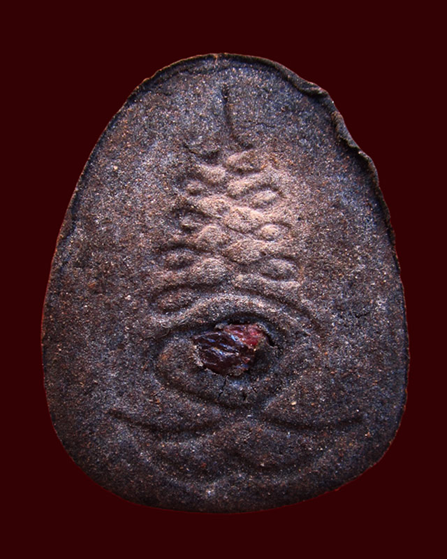 พระปิดตาจัมโบ้ ฝังพลอย รุ่นสร้างศาลา หลวงปู่บัว ถามโก วัดศรีบุรพาราม จ.ตราด ปี พ.ศ. ๒๕๓๙