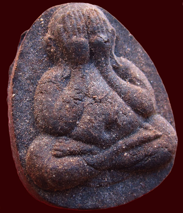 พระปิดตาจัมโบ้ ฝังพลอย รุ่นสร้างศาลา หลวงปู่บัว ถามโก วัดศรีบุรพาราม จ.ตราด ปี พ.ศ. ๒๕๓๙