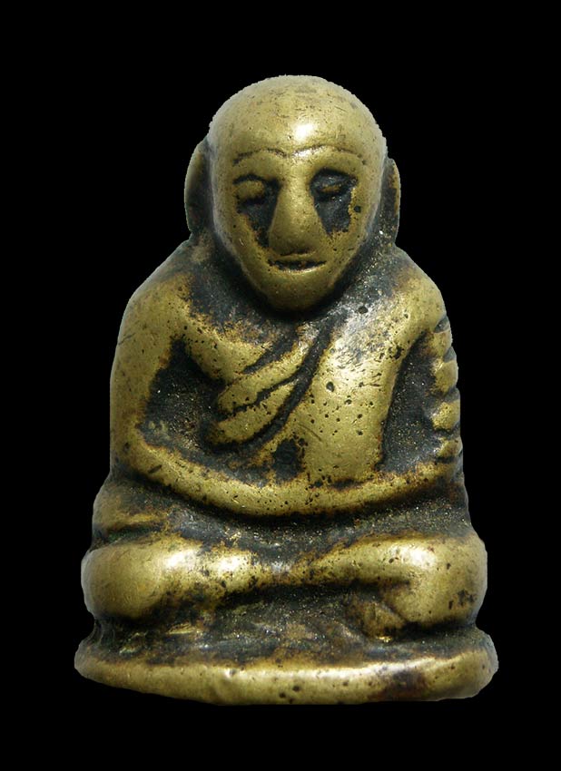 รูปหล่อลพ.เงิน  อ.แจ๊ะ วัดบางคลาน พิมพ์กลาง องค์ที่ 2