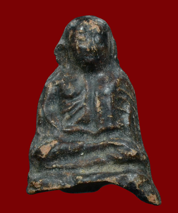 หลวงพ่อเงิน วัดบางคลาน เนื้อดินชุบรัก