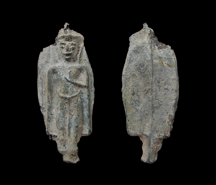 พระร่วงยืน กรุวังเพิ่ม ขอนแก่น เนื้อชินเงิน สภาพสวยเดิมๆ มีหน้ามีตา ตัวจริงแท้ดูง่าย