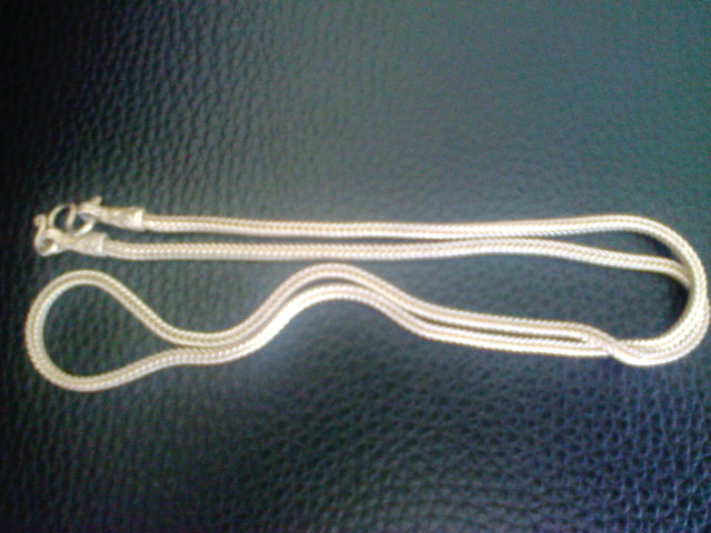 สร้อยเงิน 92.5  สวมหัวได้ ยาว 29.5 ซม. (11.5 นิ้ว) มือ 2