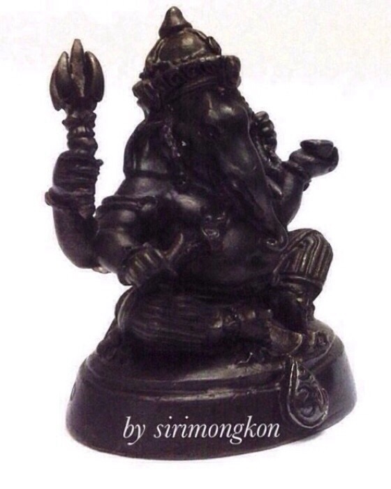 จัดไป!!!พระพิฆเนศ กรมศิลปากร ปี2550 ขนาดบูชา หน้าตัก 1.8นิ้ว สูง 2.5นิ้ว
